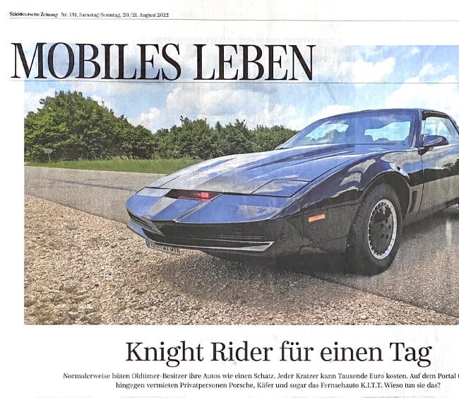 OttoChrom in Medien - Süddeutsche Zeitung 20./21. August 2022